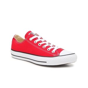 Red low top converse